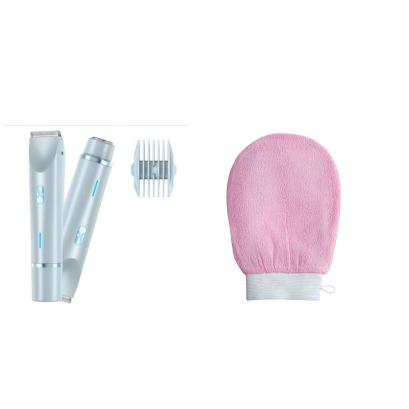 2-in-1 Electric Hair Remover for Women – Double Head Shaver for Body &amp; Bikini Line