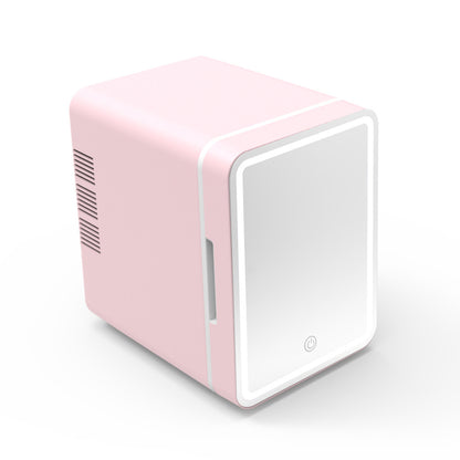 Mini Beauty Refrigerator – Portable 110V Skincare & Makeup Cooler with Built-in Light