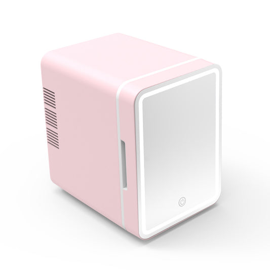 Mini Beauty Refrigerator – Portable 110V Skincare & Makeup Cooler with Built-in Light