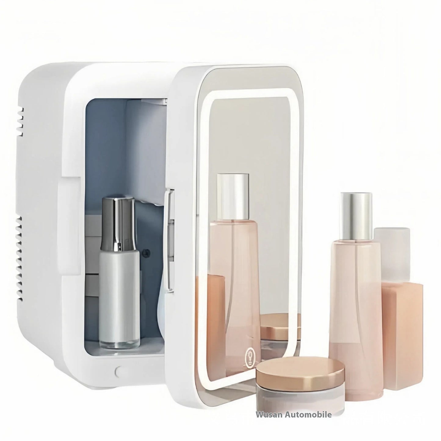 Mini Cosmetic Refrigerator – Portable Facial Mask, Skincare & Lipstick Cooler