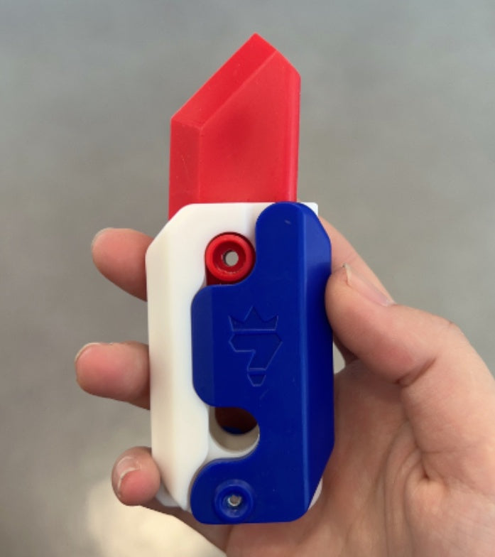 3D Printed Gravity Radish Knife – Fidget Toy & Mini Decompression Gift