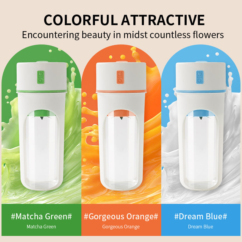 Portable USB Electric Juicer – Wireless Blender for Smoothies, Juices &amp; Shakes