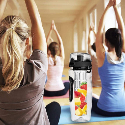 Fruit Infuser Water Bottle – 32Oz BPA-Free Shaker for Sports & Travel
