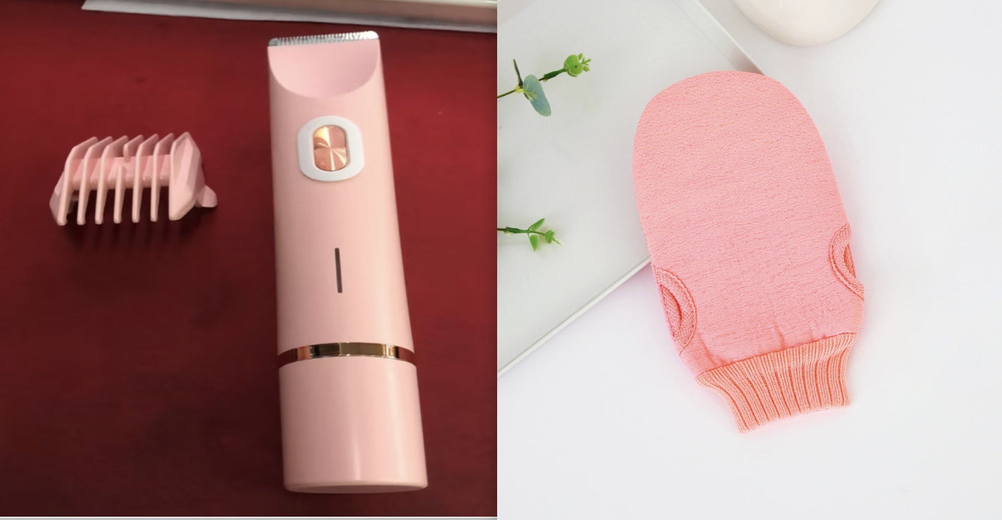 2-in-1 Electric Hair Remover for Women – Double Head Shaver for Body &amp; Bikini Line