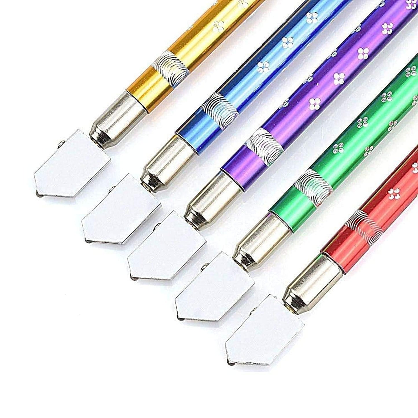Heavy Duty Pencil-Style Glass Cutter – Professional Carbide Wheel Cutter for 5–15 mm Glass (Pack of 1)