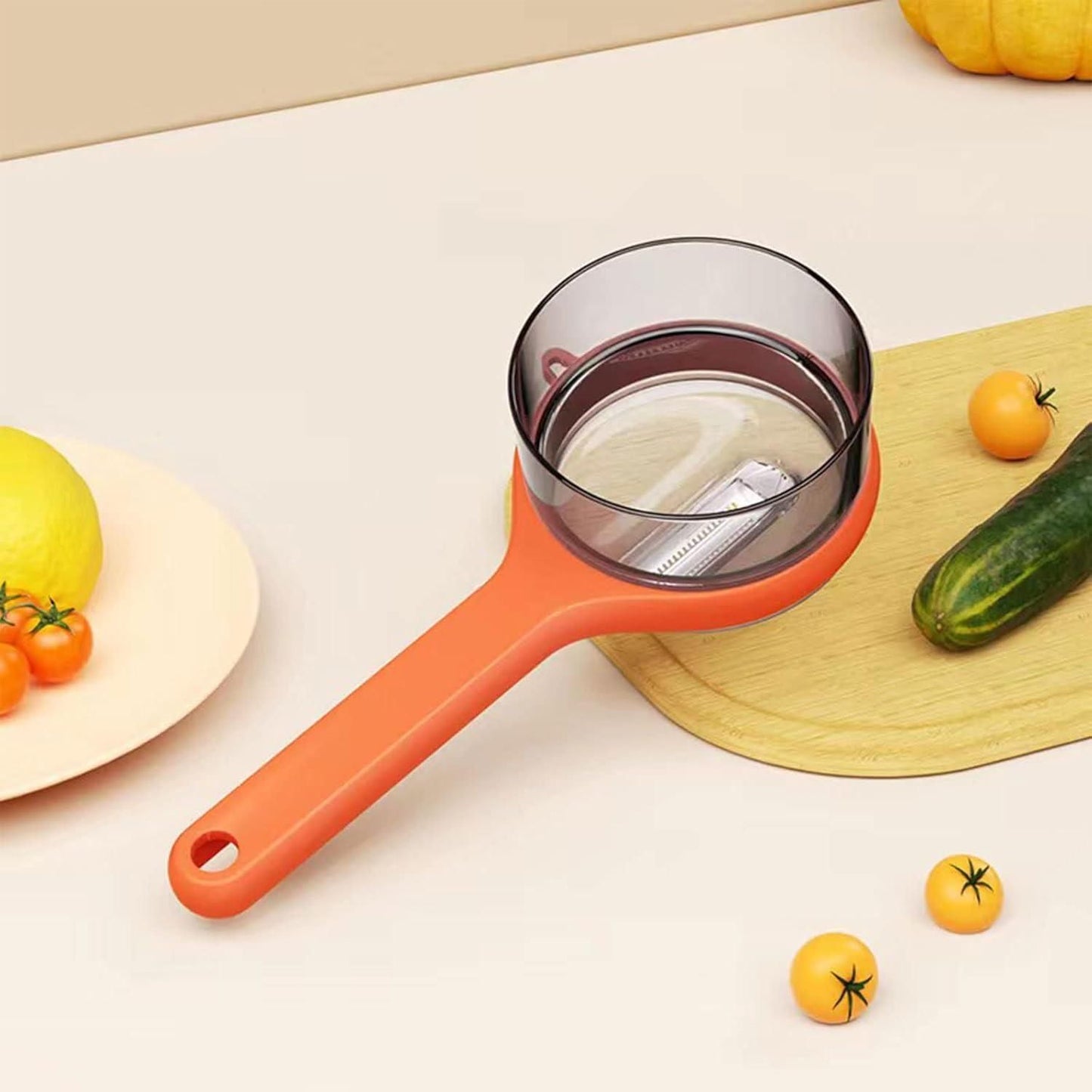 2-in-1 Peeler with Built-in Storage Box – Stainless Steel Blade | Vegetable &amp; Fruit Peeler | Kitchen Tool