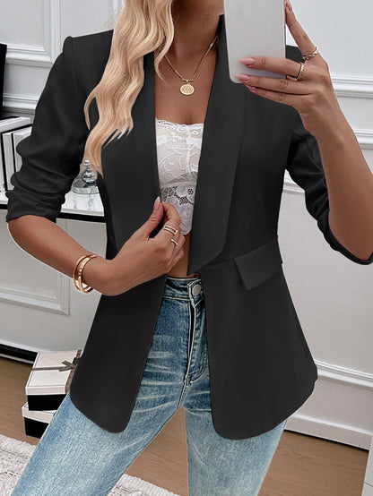 Women's Slim Fit Long Sleeve Top – European & American Style Autumn/Winter Fashion Shirt