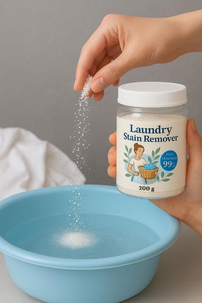 Laundry Stain Remover Powder – Powerful Fabric Cleaner for Tough Stains | 100ml