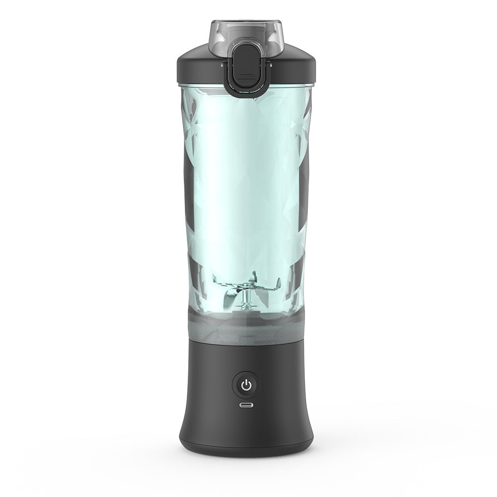 Portable Blender Juicer – Personal 600ml Mini Blender for Shakes &amp; Smoothies with 6-Blade Stainless Steel, USB Type-C Rechargeable