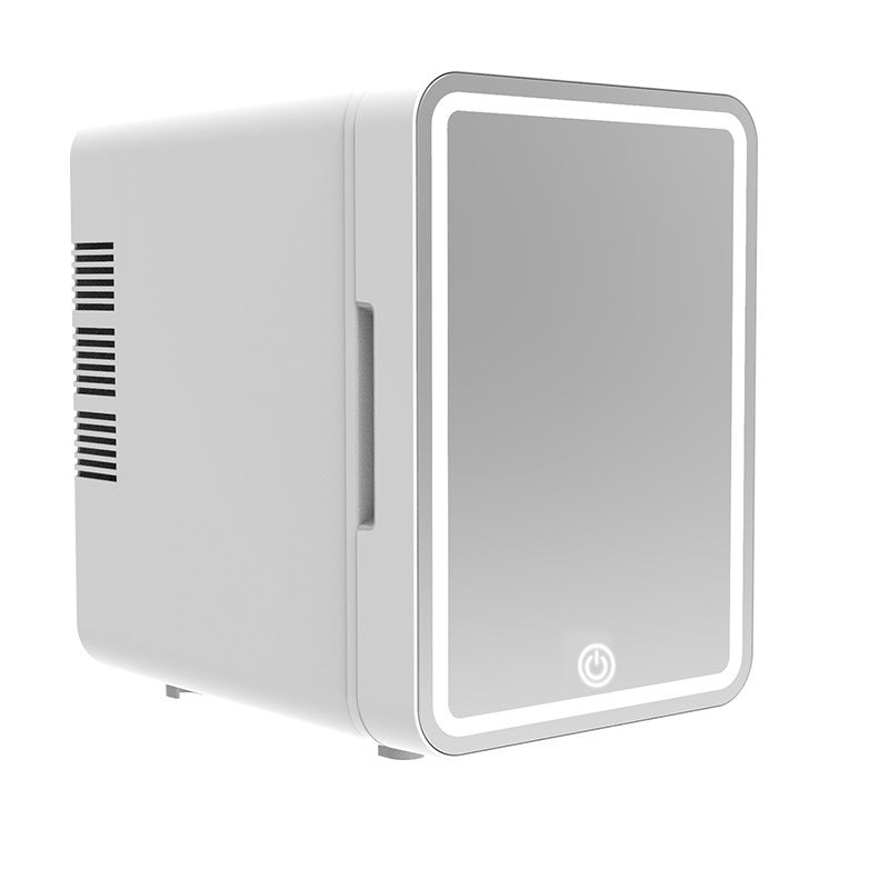 Mini Beauty Refrigerator – Portable 110V Skincare & Makeup Cooler with Built-in Light