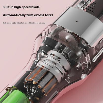 Hair Ends Trimmer Split End Remover – Cordless Hair Cutting Machine for Damaged Hair