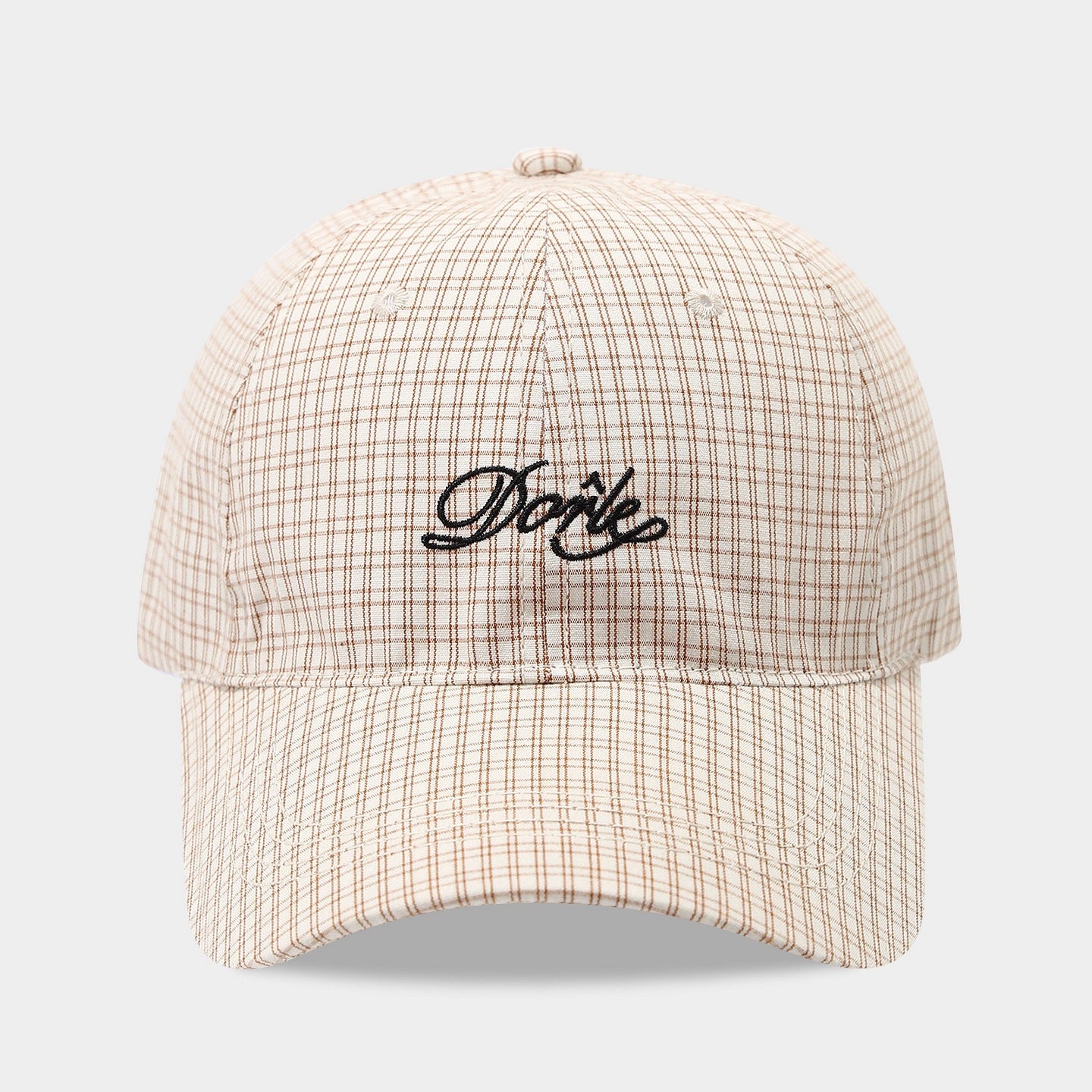 Unisex Korean Style Plaid Peaked Cap – Fashionable All-Match Sun Hat for Couples