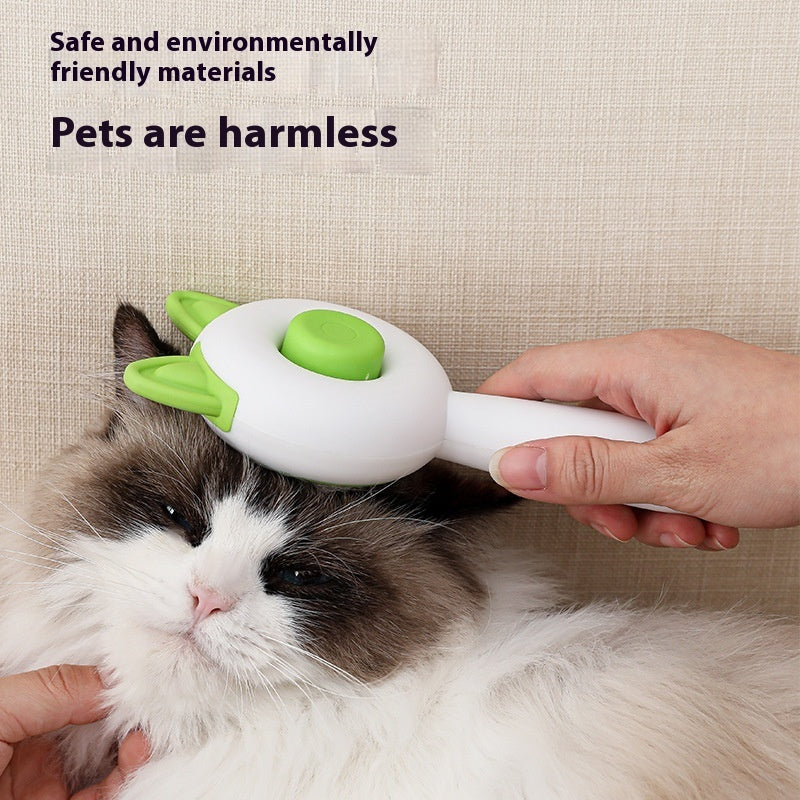 All-in-One Pet Hair Remover Brush – Self-Cleaning Dematting Tool for Dogs & Cats
