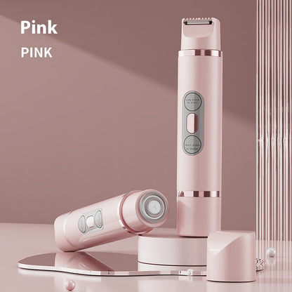 Dual-Head Electric Epilator – Painless Hair Removal Shaver for Women’s Face, Bikini, Legs & Underarms