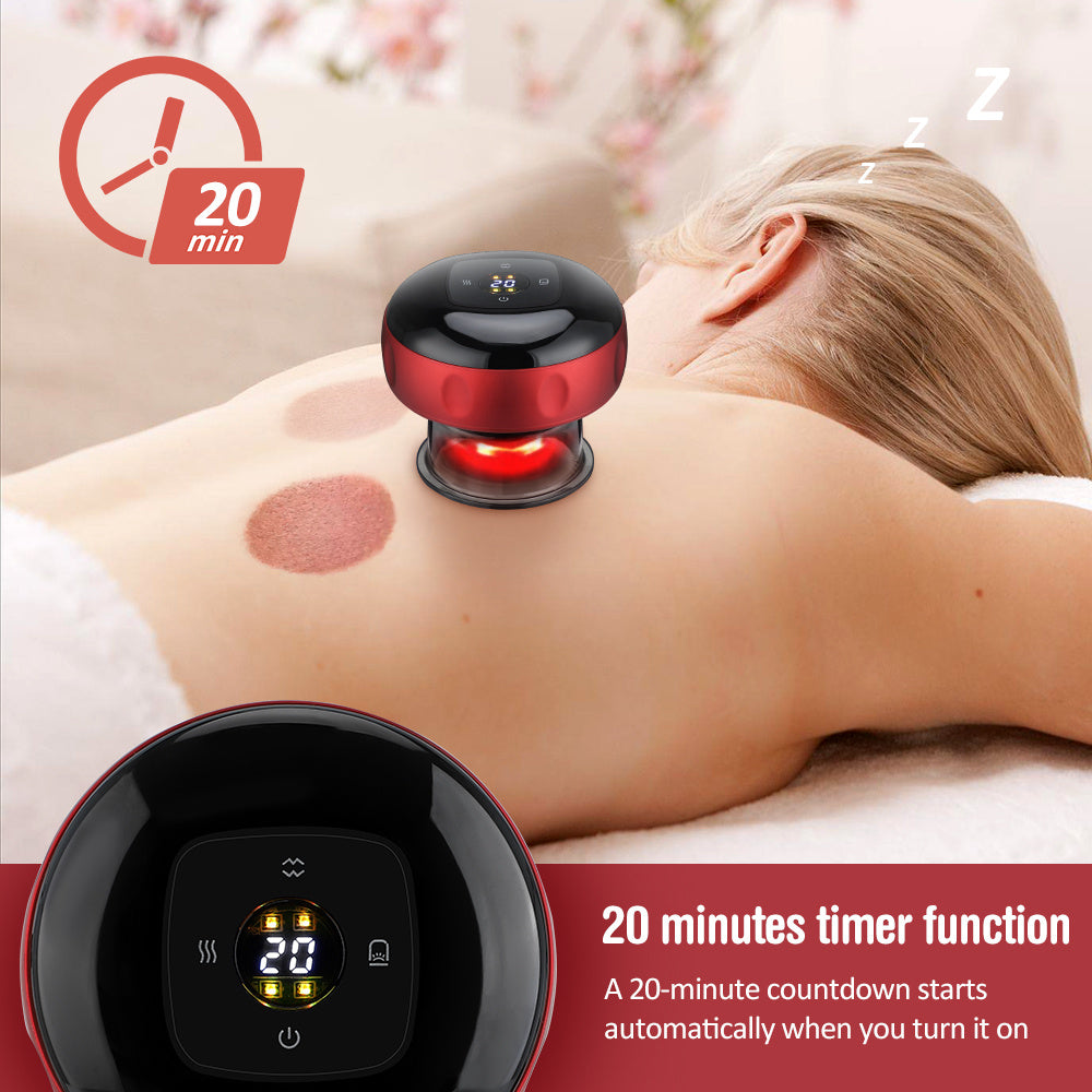 Electric Vacuum Cupping Massage Device – 3-in-1 Slimming Therapy Massager