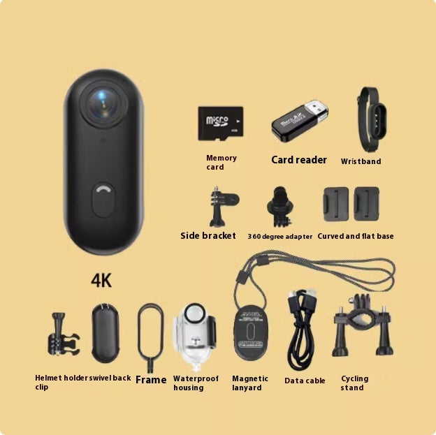 Outdoor Sports 4K Mini Action Camera – Capture Every Moment, Hands-Free!