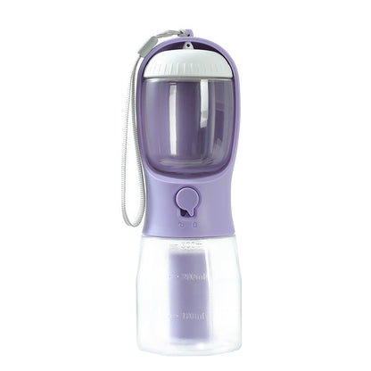 3-in-1 Portable Dog Water Cup – Hydration, Snacks &amp; Clean-Up All in One!