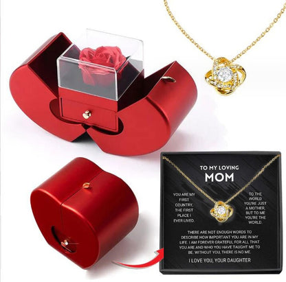 Eternal Rose Apple Jewelry Box – A Gift of Love, Beauty &amp; Surprise