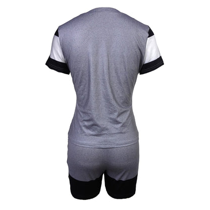 Women's Short Sleeved T-shirt Shorts Fashion Casual Sports Suit