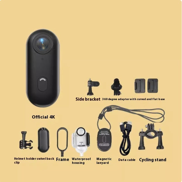 Outdoor Sports 4K Mini Action Camera – Capture Every Moment, Hands-Free!