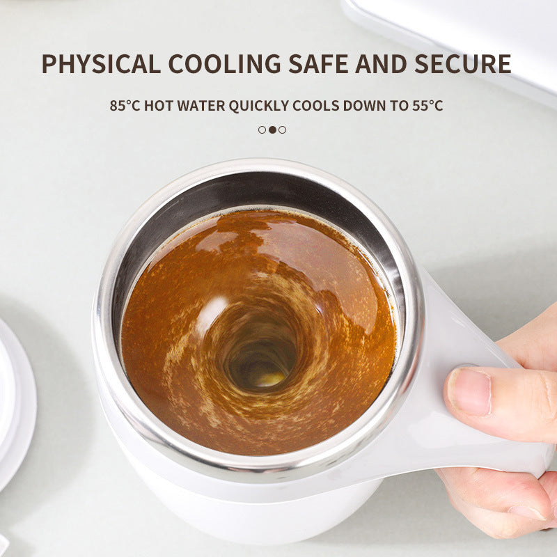 Rechargeable Automatic Stirring Coffee Cup – Effortless Mixing for Coffee, Milkshakes &amp; More!