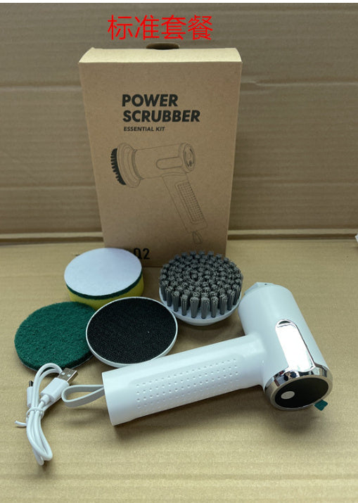 Wireless Smart Electric Cleaning Brush – Sink, Pot & Kitchen Surface Scrubber with LED Display