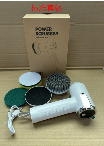 Wireless Smart Electric Cleaning Brush – Sink, Pot & Kitchen Surface Scrubber with LED Display