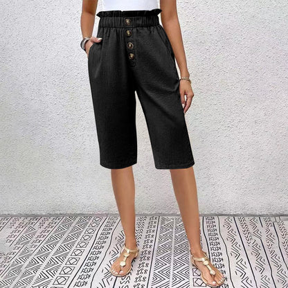 Fashion Solid Color Women's Casual Pants Shorts