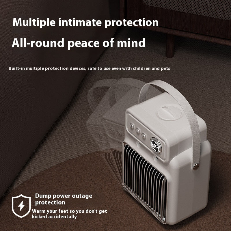 2-in-1 Efficient Room Heater & Humidifier – 1200W Indoor Table Heater with Safety Features