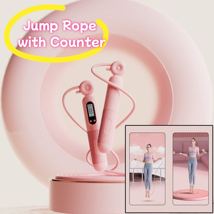 Smart Jump Rope with Calorie Counter – Adjustable Skipping Rope for Fitness & Weight Loss