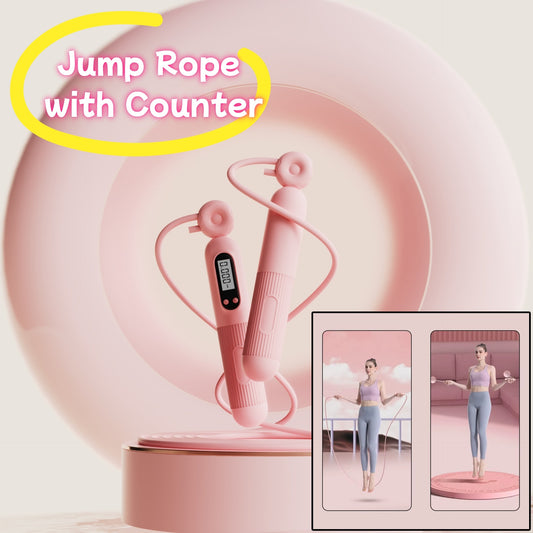 Smart Jump Rope with Calorie Counter – Adjustable Skipping Rope for Fitness & Weight Loss