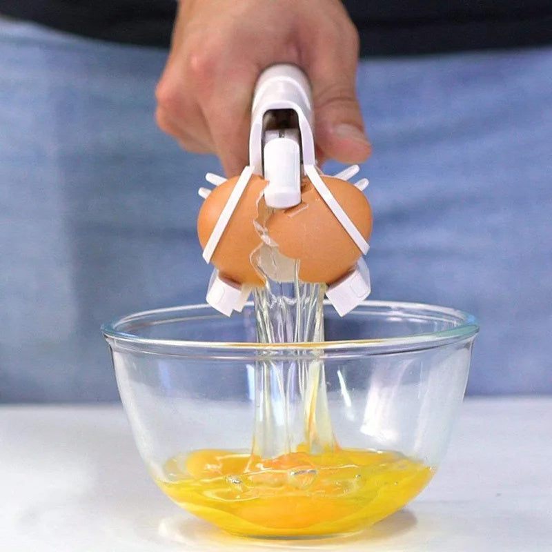 Egg Cracker & Separator – Easy Egg Shell Opener Tool | Kitchen Essentials