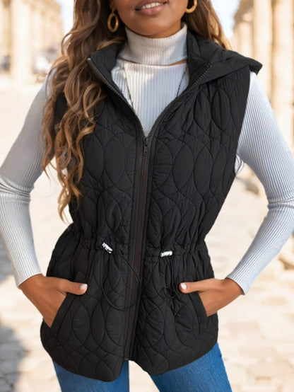 Women's Solid Color Sleeveless Vest – Casual Layering Tank Top for Everyday Wear