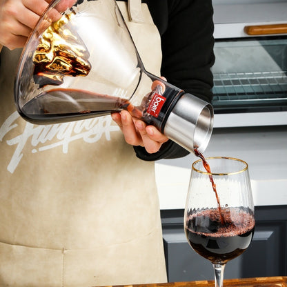 Transparent Iceberg Wine Dispenser – Quick Decanter with Waterfall Pouring Effect