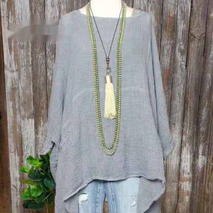 New Casual Long Sleeve Loose Printed Women's T-shirt