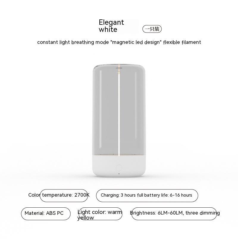 New LED Camping Light – Type-C Rechargeable Portable Ambient Night Lamp