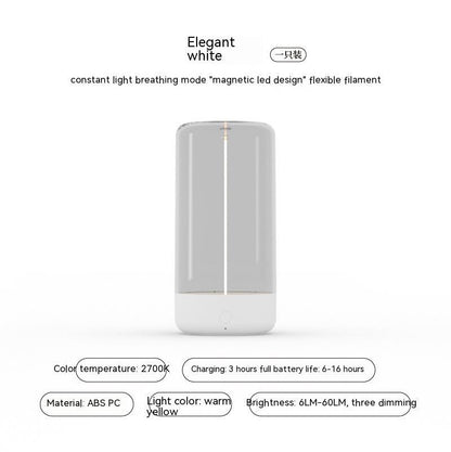 New LED Camping Light – Type-C Rechargeable Portable Ambient Night Lamp