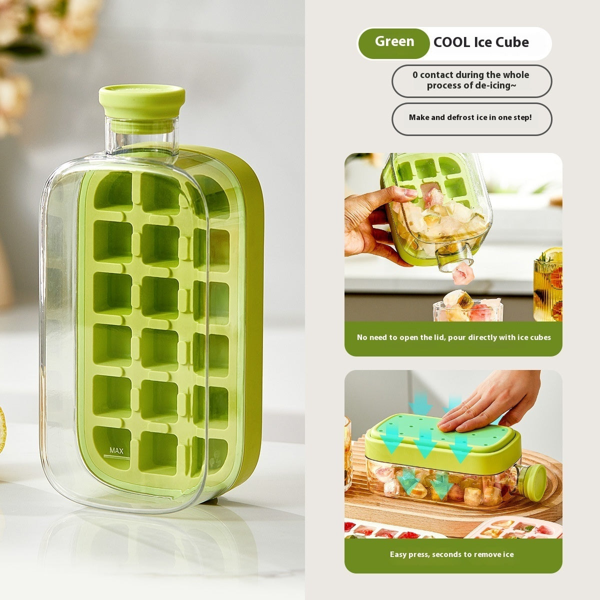 One-Click Molding Cooling Cup – Instant Chill, Stylish Sip!