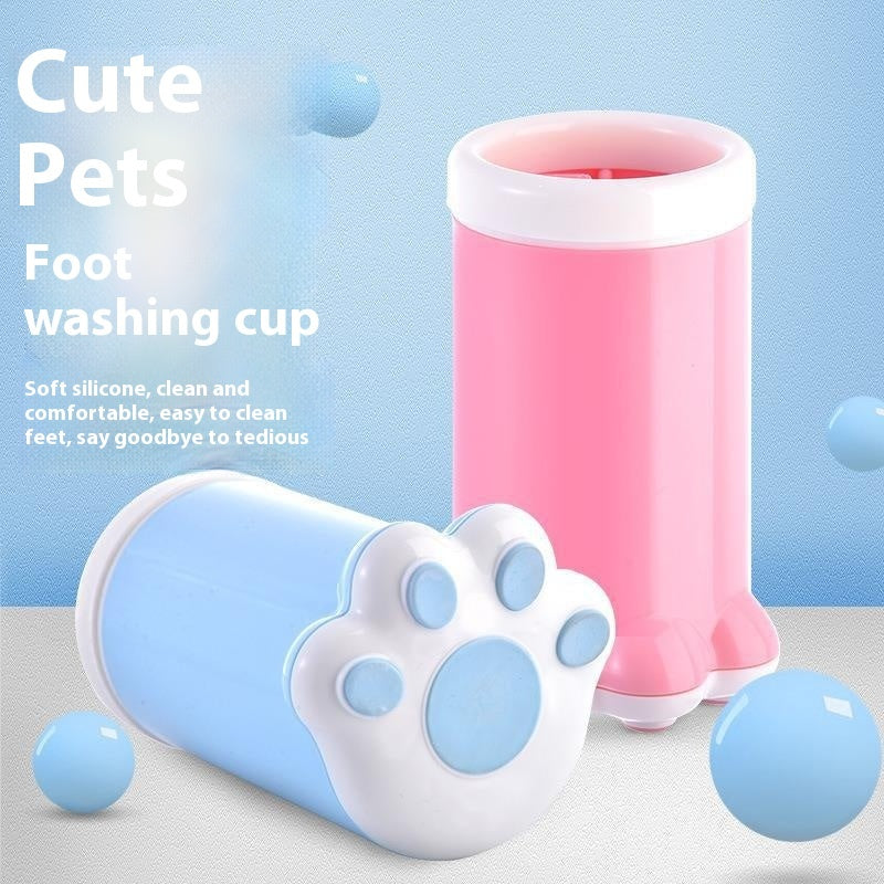 Portable Silicone Dog Paw Cleaner – Large Foot-Washing Machine for Pets