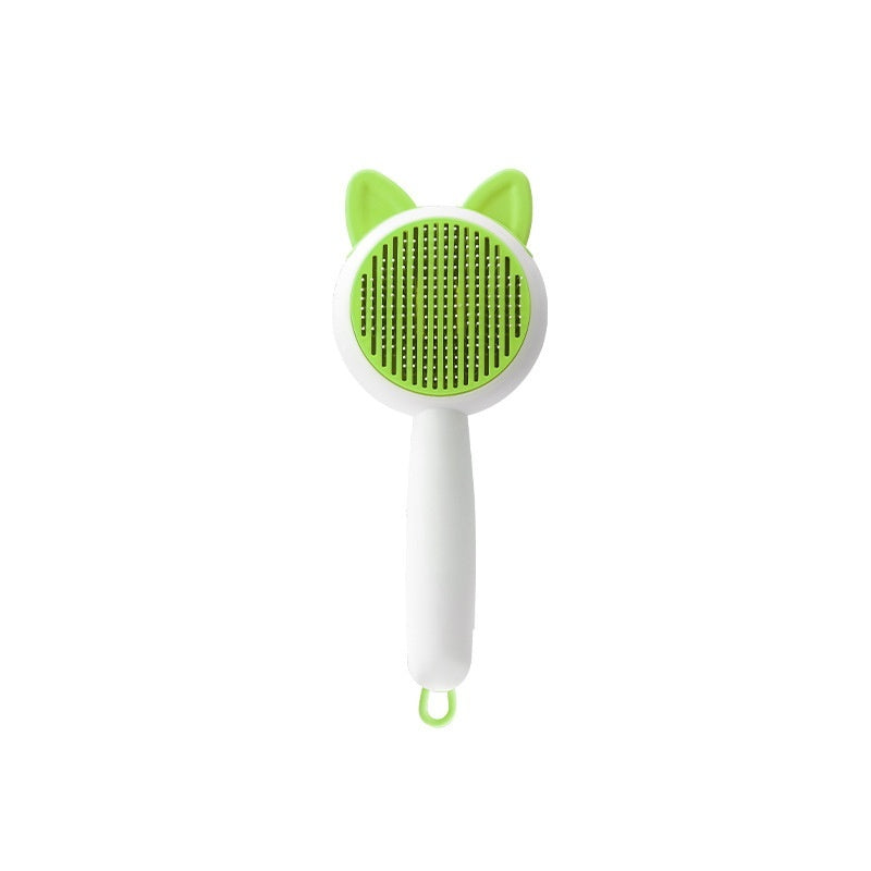 All-in-One Pet Hair Remover Brush – Self-Cleaning Dematting Tool for Dogs & Cats