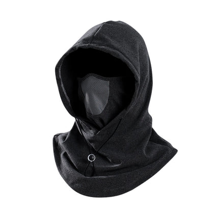 3-in-1 Winter Fleece Hood – Neck Warmer, Face Mask & Hat for Cold Weather and Riding