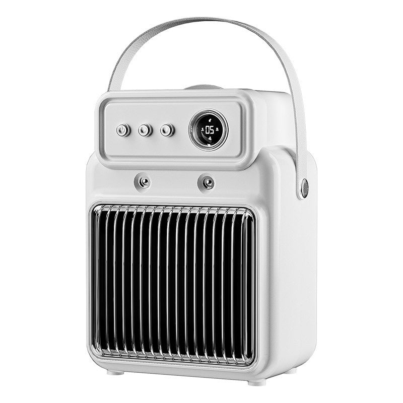 2-in-1 Efficient Room Heater & Humidifier – 1200W Indoor Table Heater with Safety Features