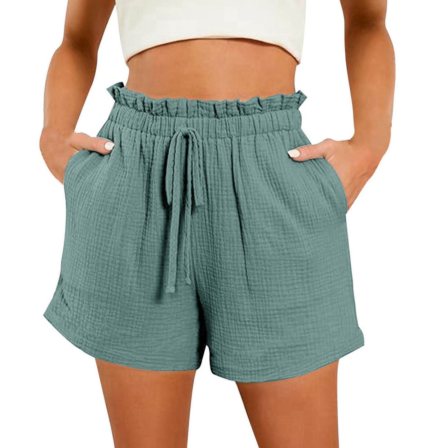 Woen's Summer Cotton Shorts – Lightweight, Breathable Casual Wear