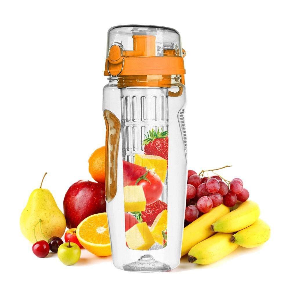 Fruit Infuser Water Bottle – 32Oz BPA-Free Shaker for Sports & Travel