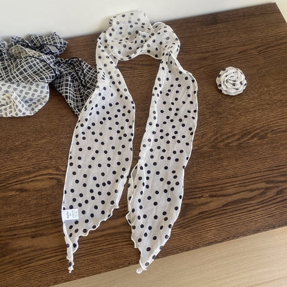 Removable Retro Affordable Luxury Dignified Flowers Silk Scarf