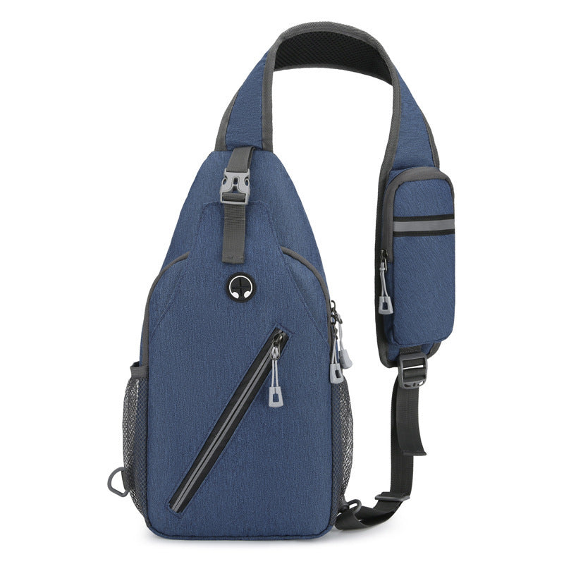 Multifunctional Men’s Canvas Crossbody Bag – Durable Shoulder Chest Messenger Bag