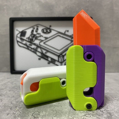 3D Printed Gravity Radish Knife – Fidget Toy & Mini Decompression Gift