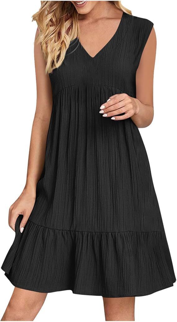 V-neck Niche Design Casual Elegant Lines Dress