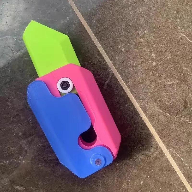3D Printed Gravity Radish Knife – Fidget Toy & Mini Decompression Gift