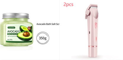 2-in-1 Electric Hair Remover for Women – Double Head Shaver for Body &amp; Bikini Line